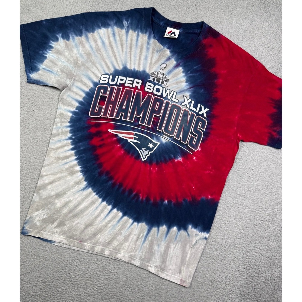 New England Patriots tie‎ dye NFL T-shirt